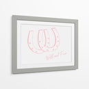 Herradura Wild and Free Rosa - Jolly and Dash | Cuadro decorativo de Canvas Lab