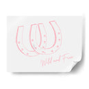 Herradura Wild and Free Rosa - Jolly and Dash | Cuadro decorativo de Canvas Lab