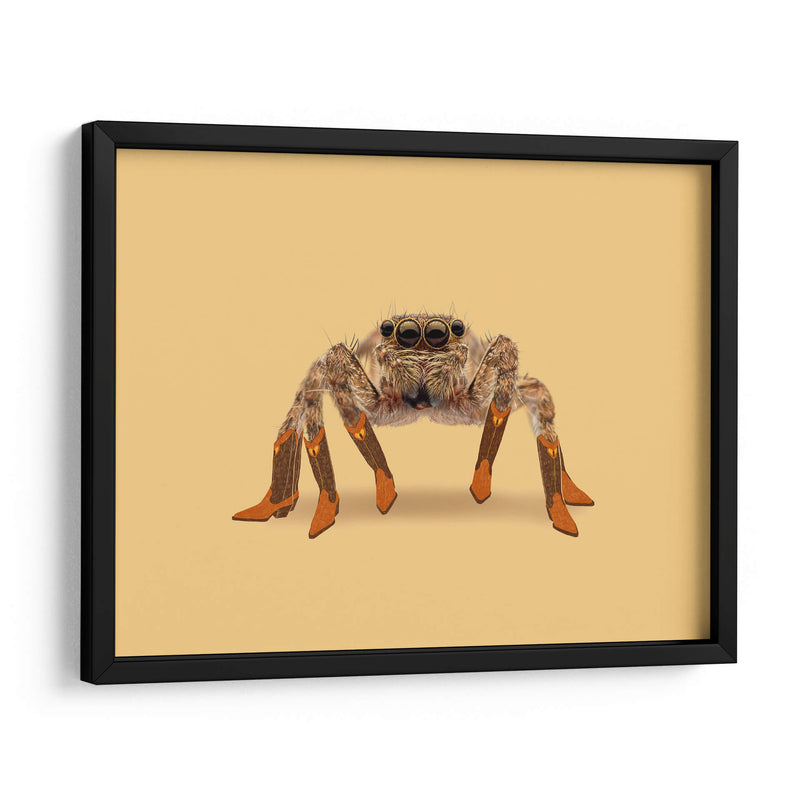 Lydia, la araña vaquera con las piernas más largas - Anyone Can Yeehaw | Cuadro decorativo de Canvas Lab
