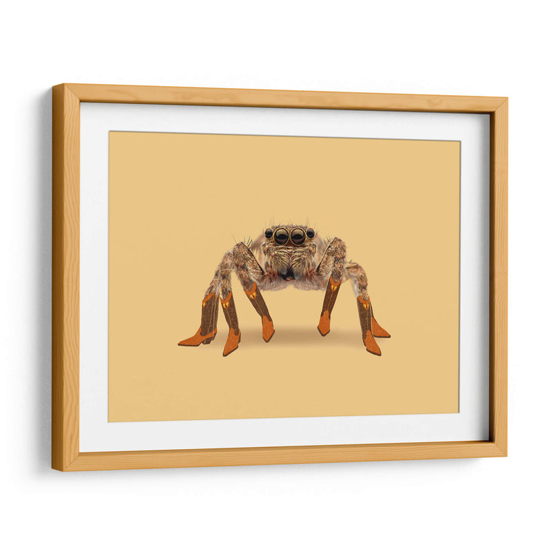 Lydia, la araña vaquera con las piernas más largas - Anyone Can Yeehaw | Cuadro decorativo de Canvas Lab