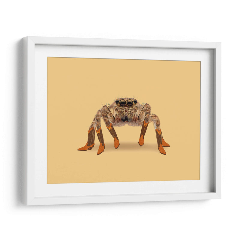 Lydia, la araña vaquera con las piernas más largas - Anyone Can Yeehaw | Cuadro decorativo de Canvas Lab