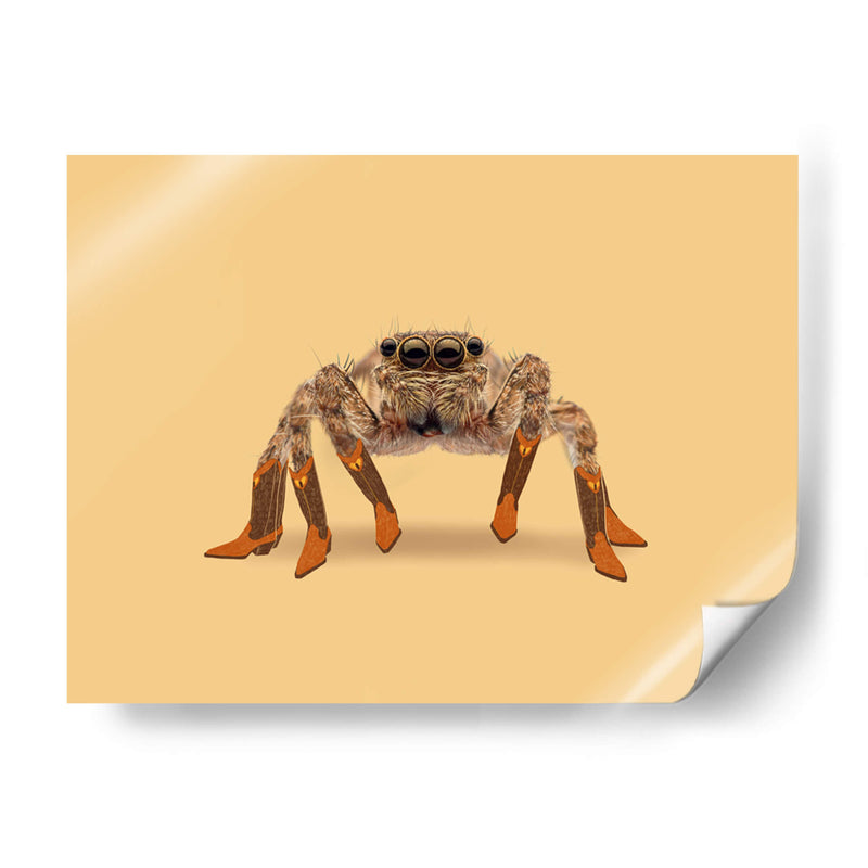 Lydia, la araña vaquera con las piernas más largas - Anyone Can Yeehaw | Cuadro decorativo de Canvas Lab
