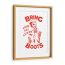 Bring Your Ass Kickin' Boots, divertida vaquera del oeste. - The Whiskey Ginger | Cuadro decorativo de Canvas Lab