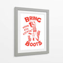 Bring Your Ass Kickin' Boots, divertida vaquera del oeste. - The Whiskey Ginger | Cuadro decorativo de Canvas Lab