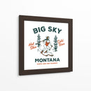 Ski Big Sky Montana: Pants Are For Tourists - The Whiskey Ginger | Cuadro decorativo de Canvas Lab