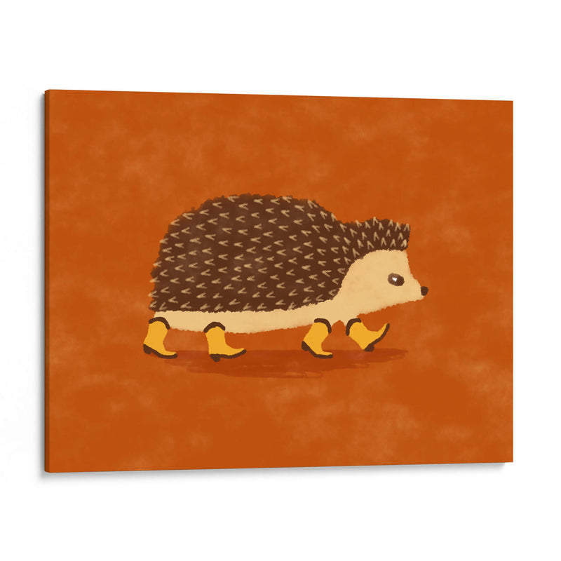 Sonny el Erizo Corriendo con Botas de Vaquero - Anyone Can Yeehaw | Cuadro decorativo de Canvas Lab