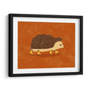 Sonny el Erizo Corriendo con Botas de Vaquero - Anyone Can Yeehaw | Cuadro decorativo de Canvas Lab