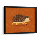 Sonny el Erizo Corriendo con Botas de Vaquero - Anyone Can Yeehaw | Cuadro decorativo de Canvas Lab