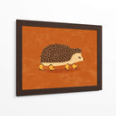Sonny el Erizo Corriendo con Botas de Vaquero - Anyone Can Yeehaw | Cuadro decorativo de Canvas Lab