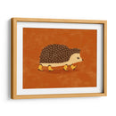 Sonny el Erizo Corriendo con Botas de Vaquero - Anyone Can Yeehaw | Cuadro decorativo de Canvas Lab