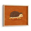 Sonny el Erizo Corriendo con Botas de Vaquero - Anyone Can Yeehaw | Cuadro decorativo de Canvas Lab