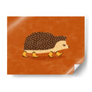 Sonny el Erizo Corriendo con Botas de Vaquero - Anyone Can Yeehaw | Cuadro decorativo de Canvas Lab