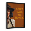 Don't Call Me Honey: Arte de Vaquera Western Ruda - The Whiskey Ginger | Cuadro decorativo de Canvas Lab