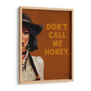Don't Call Me Honey: Arte de Vaquera Western Ruda - The Whiskey Ginger | Cuadro decorativo de Canvas Lab