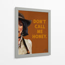 Don't Call Me Honey: Arte de Vaquera Western Ruda - The Whiskey Ginger | Cuadro decorativo de Canvas Lab