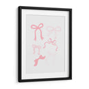 Seis lazos rosados en varios estilos - Jolly and Dash | Cuadro decorativo de Canvas Lab