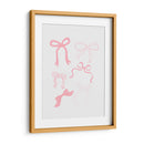 Seis lazos rosados en varios estilos - Jolly and Dash | Cuadro decorativo de Canvas Lab