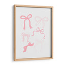 Seis lazos rosados en varios estilos - Jolly and Dash | Cuadro decorativo de Canvas Lab