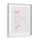 Seis lazos rosados en varios estilos - Jolly and Dash | Cuadro decorativo de Canvas Lab