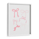 Seis lazos rosados en varios estilos - Jolly and Dash | Cuadro decorativo de Canvas Lab