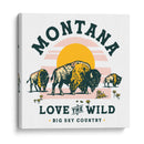 Arte de Búfalo de Montana: Love The Wild - The Whiskey Ginger | Cuadro decorativo de Canvas Lab
