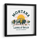 Arte de Búfalo de Montana: Love The Wild - The Whiskey Ginger | Cuadro decorativo de Canvas Lab