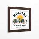 Arte de Búfalo de Montana: Love The Wild - The Whiskey Ginger | Cuadro decorativo de Canvas Lab