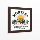 Arte de Búfalo de Montana: Love The Wild - The Whiskey Ginger | Cuadro decorativo de Canvas Lab