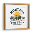 Arte de Búfalo de Montana: Love The Wild - The Whiskey Ginger | Cuadro decorativo de Canvas Lab
