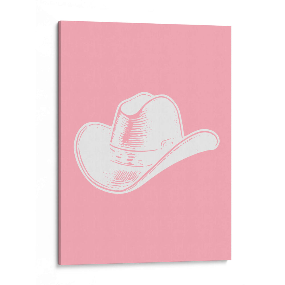 Sombrero vaquero rosa - Jolly and Dash | Cuadro decorativo de Canvas Lab