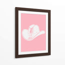 Sombrero vaquero rosa - Jolly and Dash | Cuadro decorativo de Canvas Lab