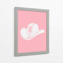 Sombrero vaquero rosa - Jolly and Dash | Cuadro decorativo de Canvas Lab