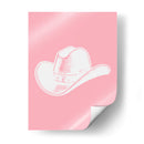 Sombrero vaquero rosa - Jolly and Dash | Cuadro decorativo de Canvas Lab