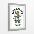 Calamity Gin Arte de vaquera retro divertido - The Whiskey Ginger | Cuadro decorativo de Canvas Lab