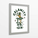 Calamity Gin Arte de vaquera retro divertido - The Whiskey Ginger | Cuadro decorativo de Canvas Lab