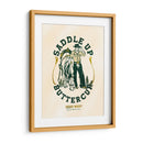 Saddle Up Buttercup, grabado de arte de caballo y jinete - The Whiskey Ginger | Cuadro decorativo de Canvas Lab