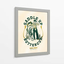 Saddle Up Buttercup, grabado de arte de caballo y jinete - The Whiskey Ginger | Cuadro decorativo de Canvas Lab