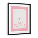 How Lucky Are We Ace Pink - Jolly and Dash | Cuadro decorativo de Canvas Lab