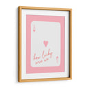 How Lucky Are We Ace Pink - Jolly and Dash | Cuadro decorativo de Canvas Lab