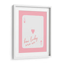 How Lucky Are We Ace Pink - Jolly and Dash | Cuadro decorativo de Canvas Lab