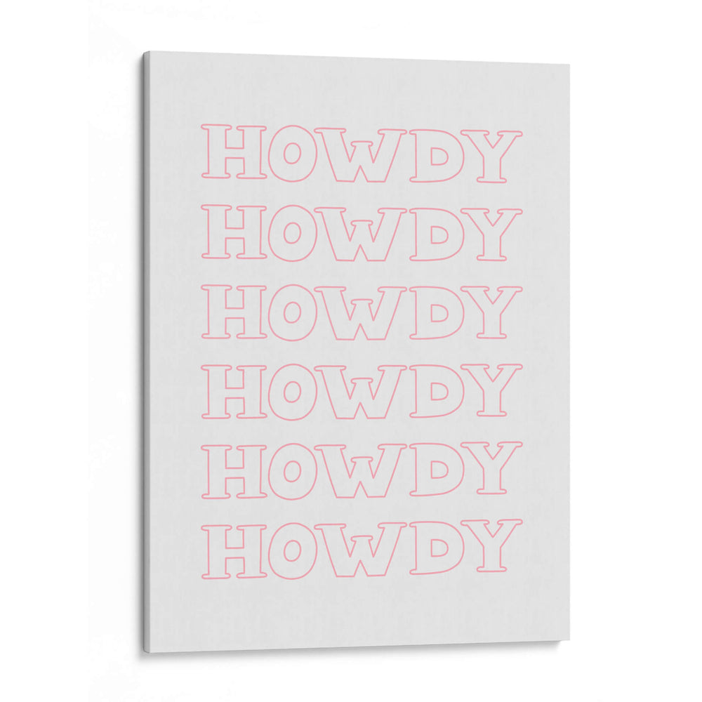 Pink Howdy - Jolly and Dash | Cuadro decorativo de Canvas Lab