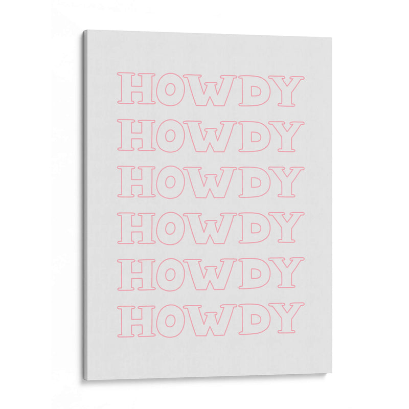 Pink Howdy - Jolly and Dash | Cuadro decorativo de Canvas Lab