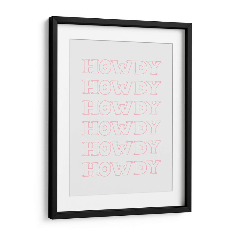 Pink Howdy - Jolly and Dash | Cuadro decorativo de Canvas Lab