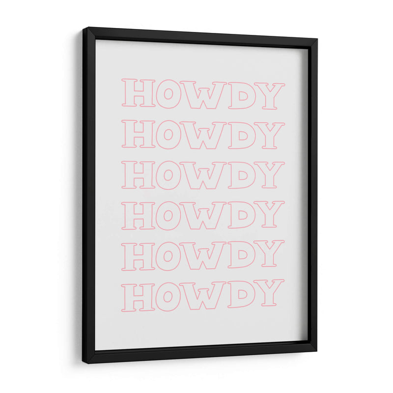 Pink Howdy - Jolly and Dash | Cuadro decorativo de Canvas Lab