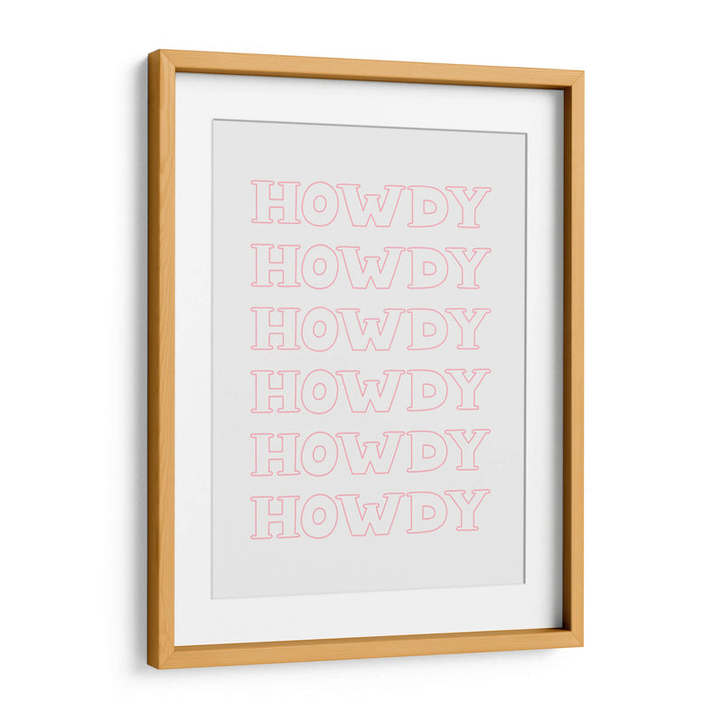 Pink Howdy - Jolly and Dash | Cuadro decorativo de Canvas Lab
