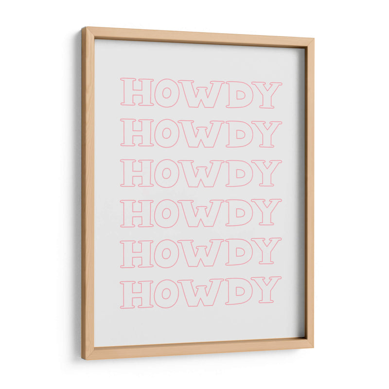 Pink Howdy - Jolly and Dash | Cuadro decorativo de Canvas Lab