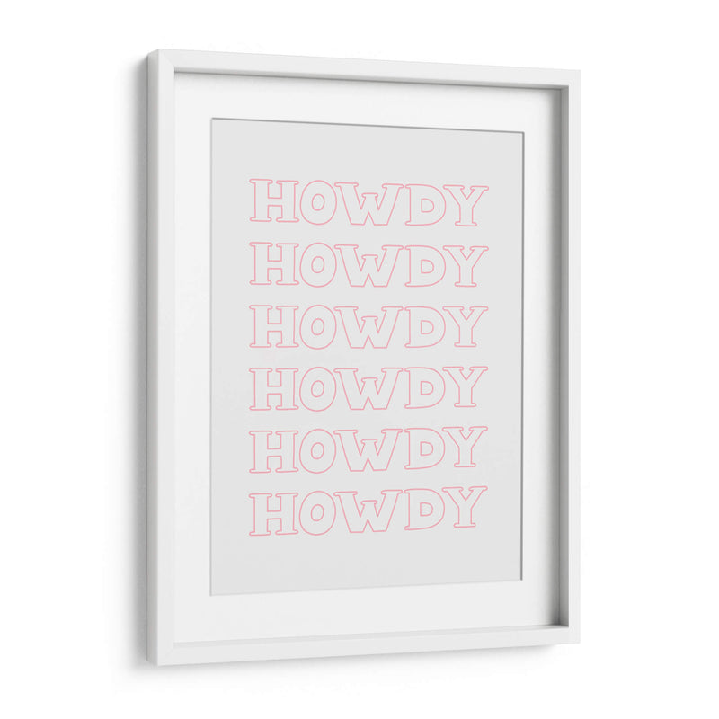 Pink Howdy - Jolly and Dash | Cuadro decorativo de Canvas Lab