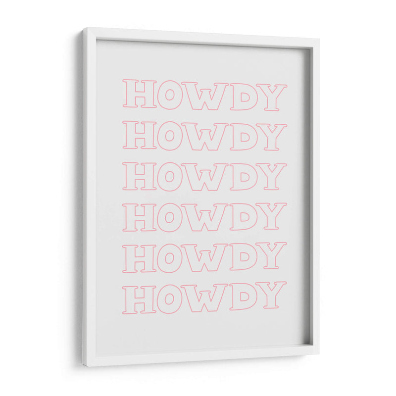 Pink Howdy - Jolly and Dash | Cuadro decorativo de Canvas Lab