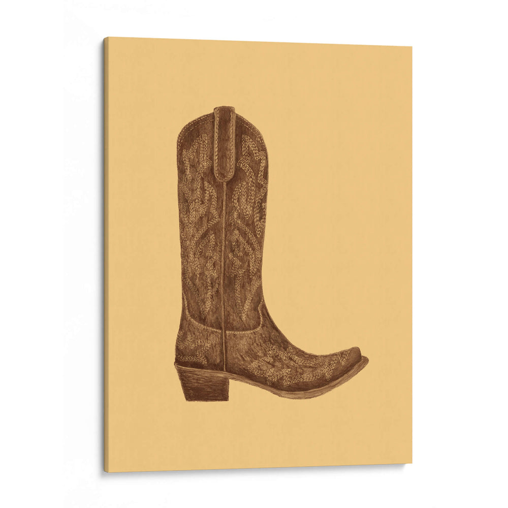 Bota Vaquera Marrón - Anyone Can Yeehaw | Cuadro decorativo de Canvas Lab