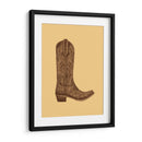 Bota Vaquera Marrón - Anyone Can Yeehaw | Cuadro decorativo de Canvas Lab